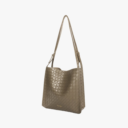 Vegane Leder-Shopper-Tasche Leicht und Strukturiert