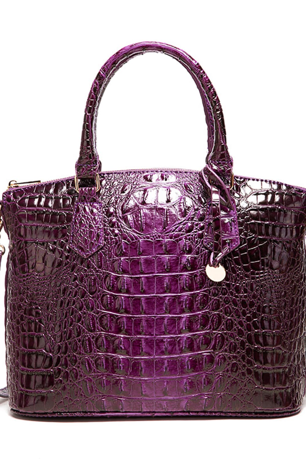 Elegante Kroko-Optik Handtasche für Damen