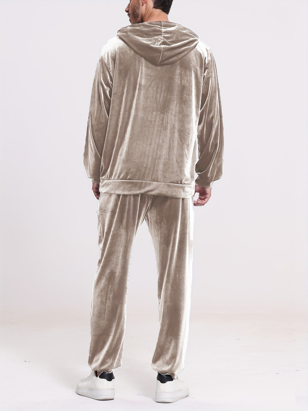 Zweiteiliges Kapuzenset mit Pullover und Hose für Herren