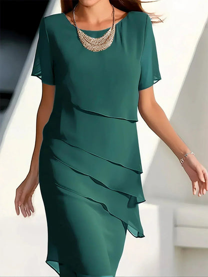 Elegantes Midikleid für Damen Zeitloser Chic Abendmode