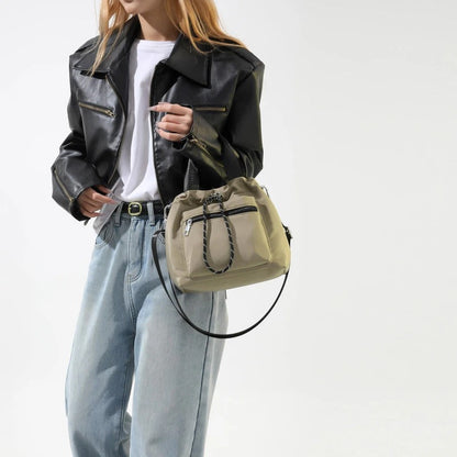 Nylon Kordelzugtasche Leicht Wasserabweisend