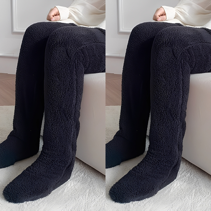 Damen warme Overknee-Wintersocken