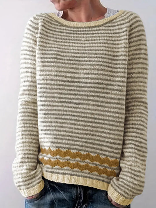 Damen Winterpullover Mit Modischem Design
