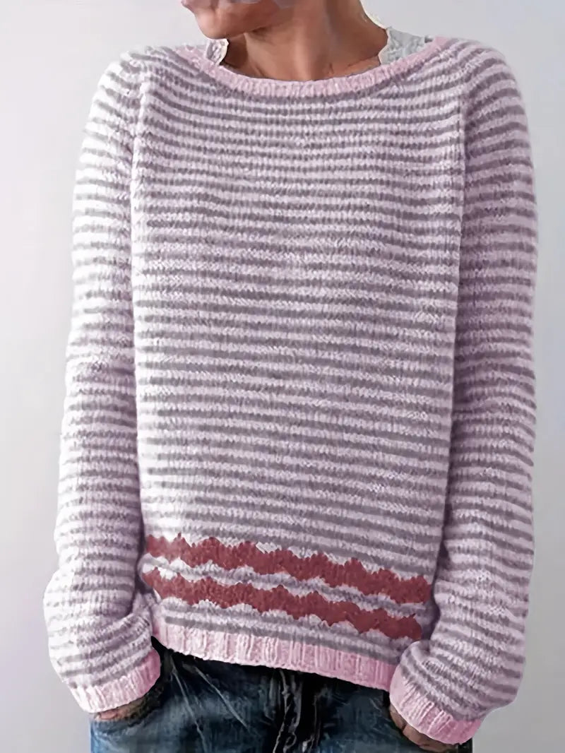 Damen Winterpullover Mit Modischem Design