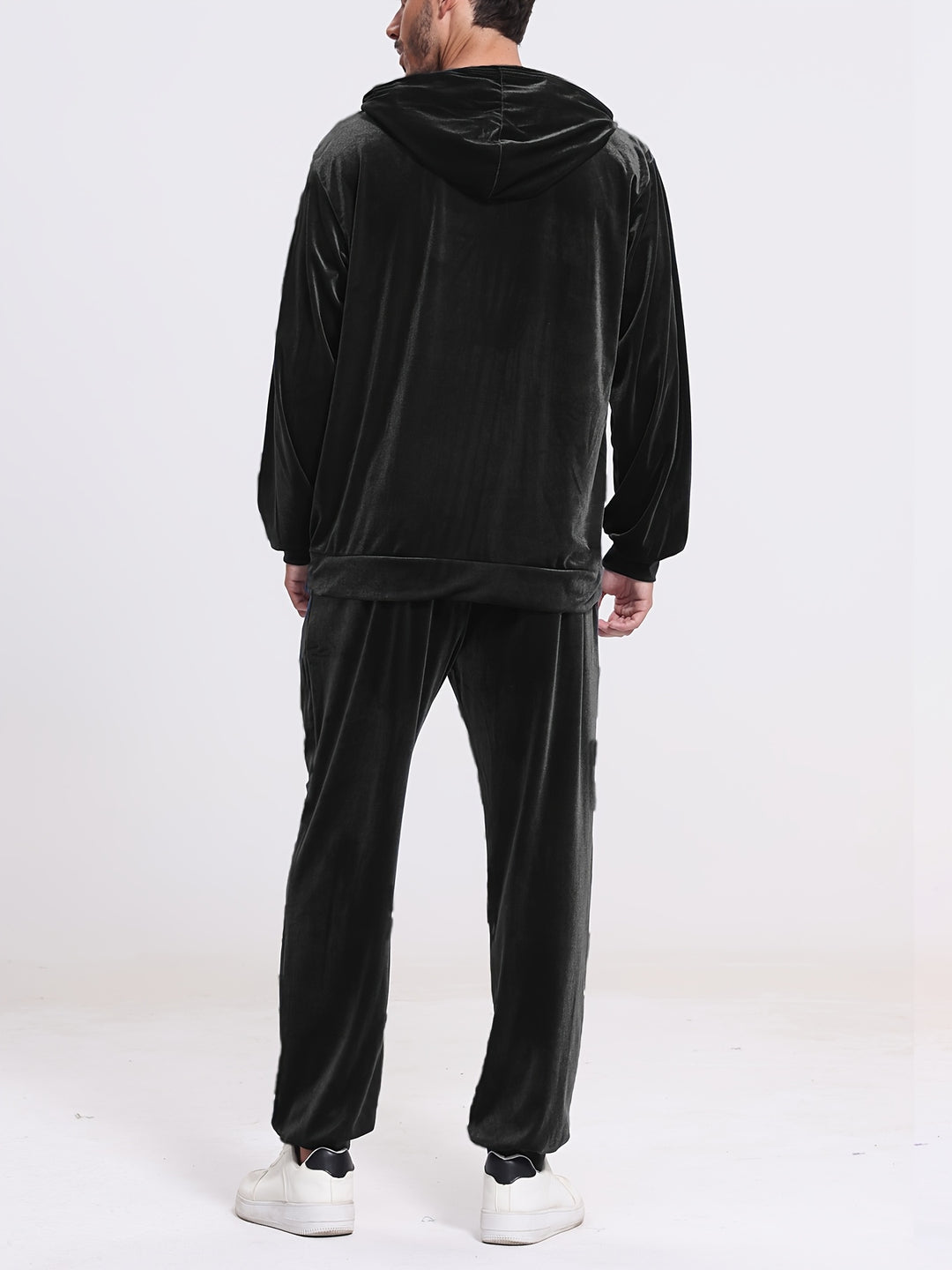 Zweiteiliges Kapuzenset mit Pullover und Hose für Herren