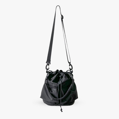 Nylon Kordelzug-Beuteltasche mit abnehmbarem Griff und Schultergurt