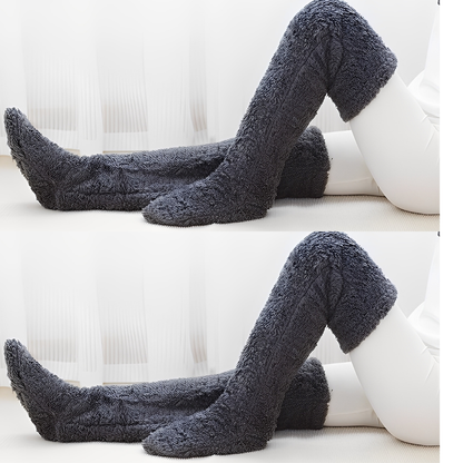 Damen warme Overknee-Wintersocken