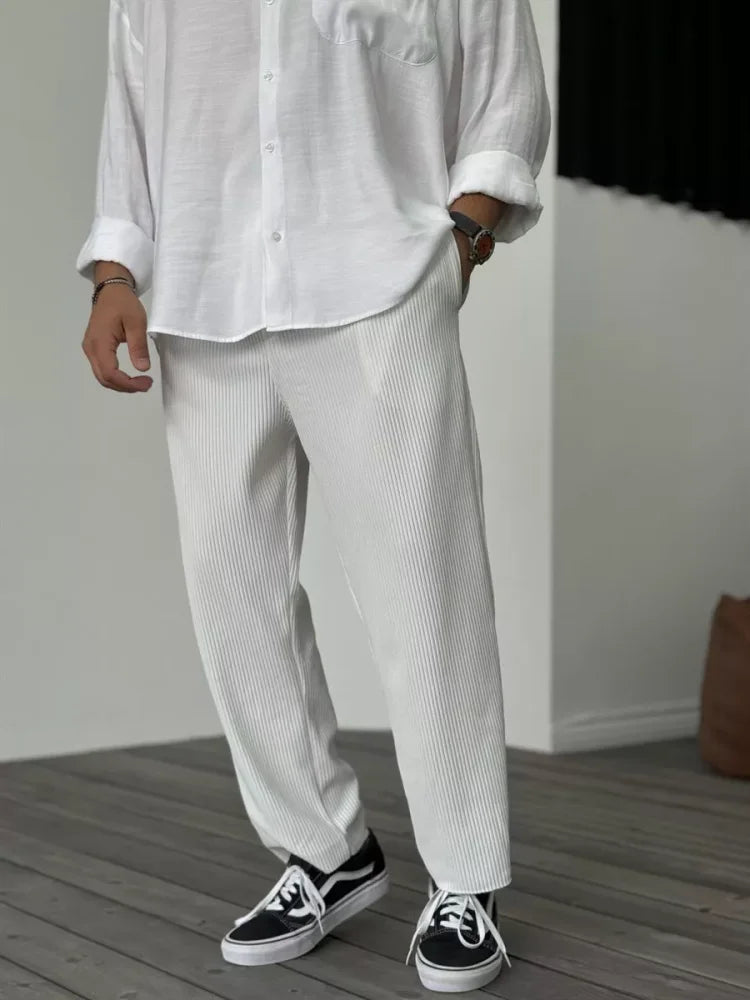 Herren Hose Mit Klassischem Schnitt Und Dezentem Design