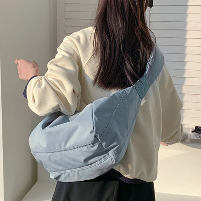 Nylon Puffer Hobo Umhängetasche mit verstellbarem Riemen