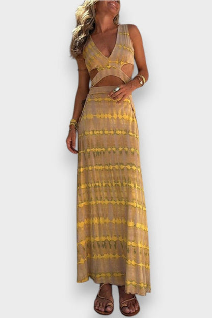 Midi-Kleid mit markantem Design für Damen