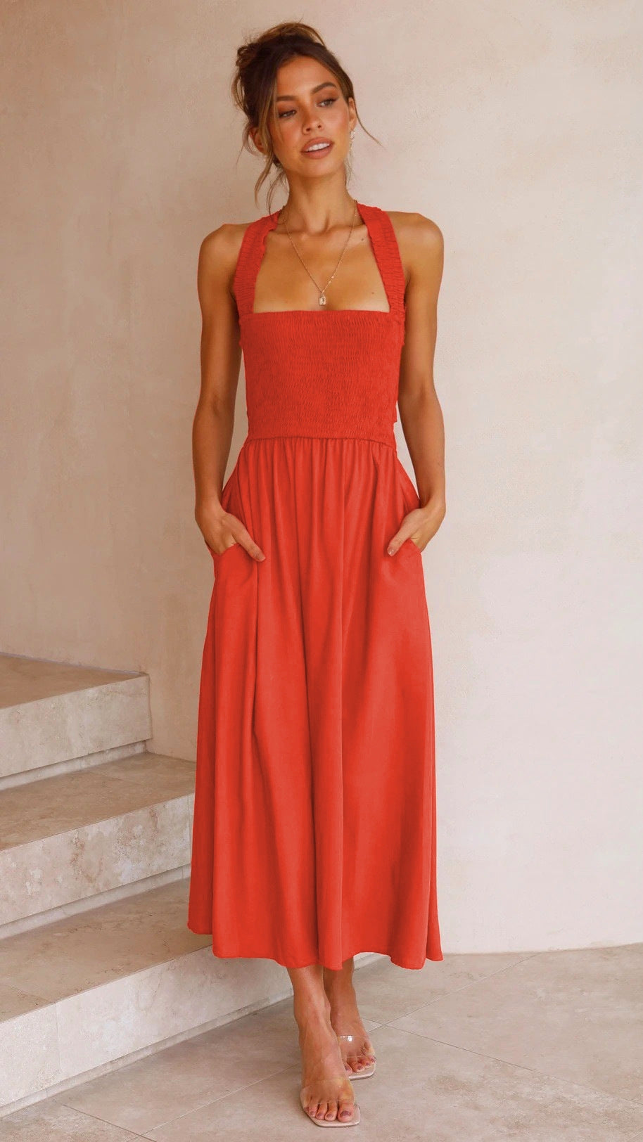 Elegantes Maxikleid für stilvolle Sommerabende