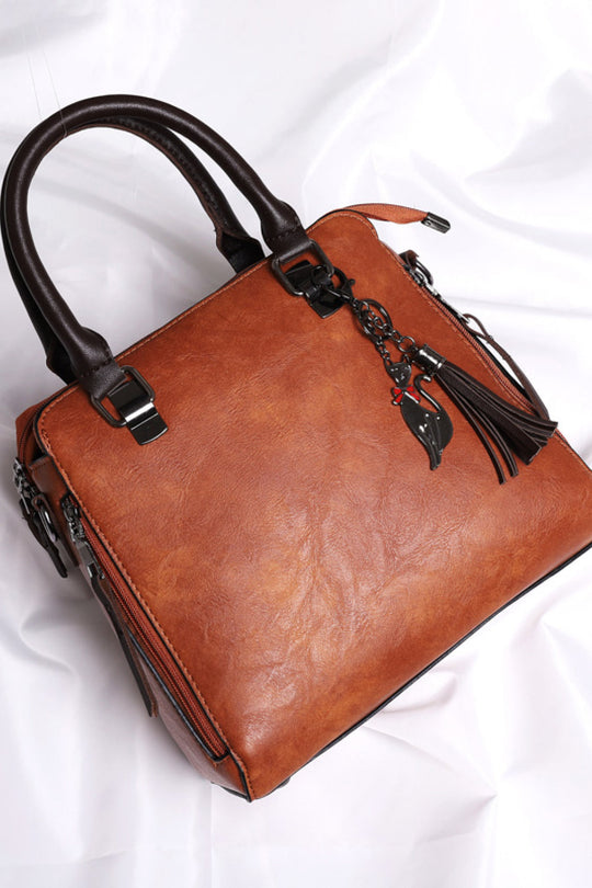 Elegantes 4-teiliges Handtaschen Set aus Kunstleder für Damen
