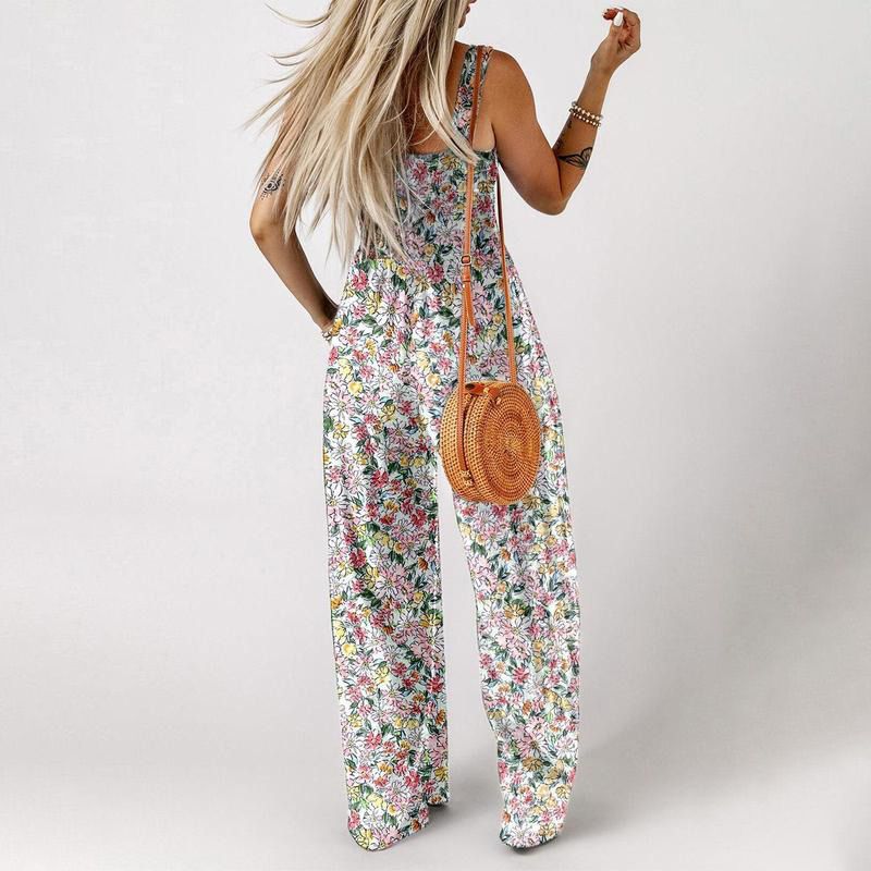 Ärmelloses Sommerkleid mit Motivdruck