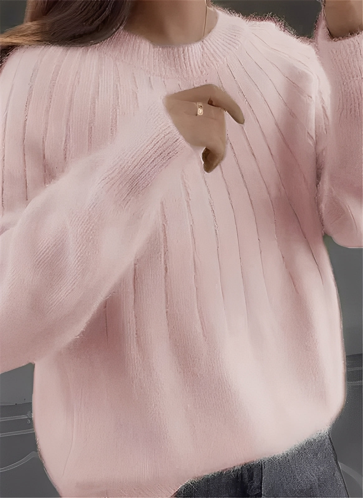 Lockerer Kaschmirpullover für Damen