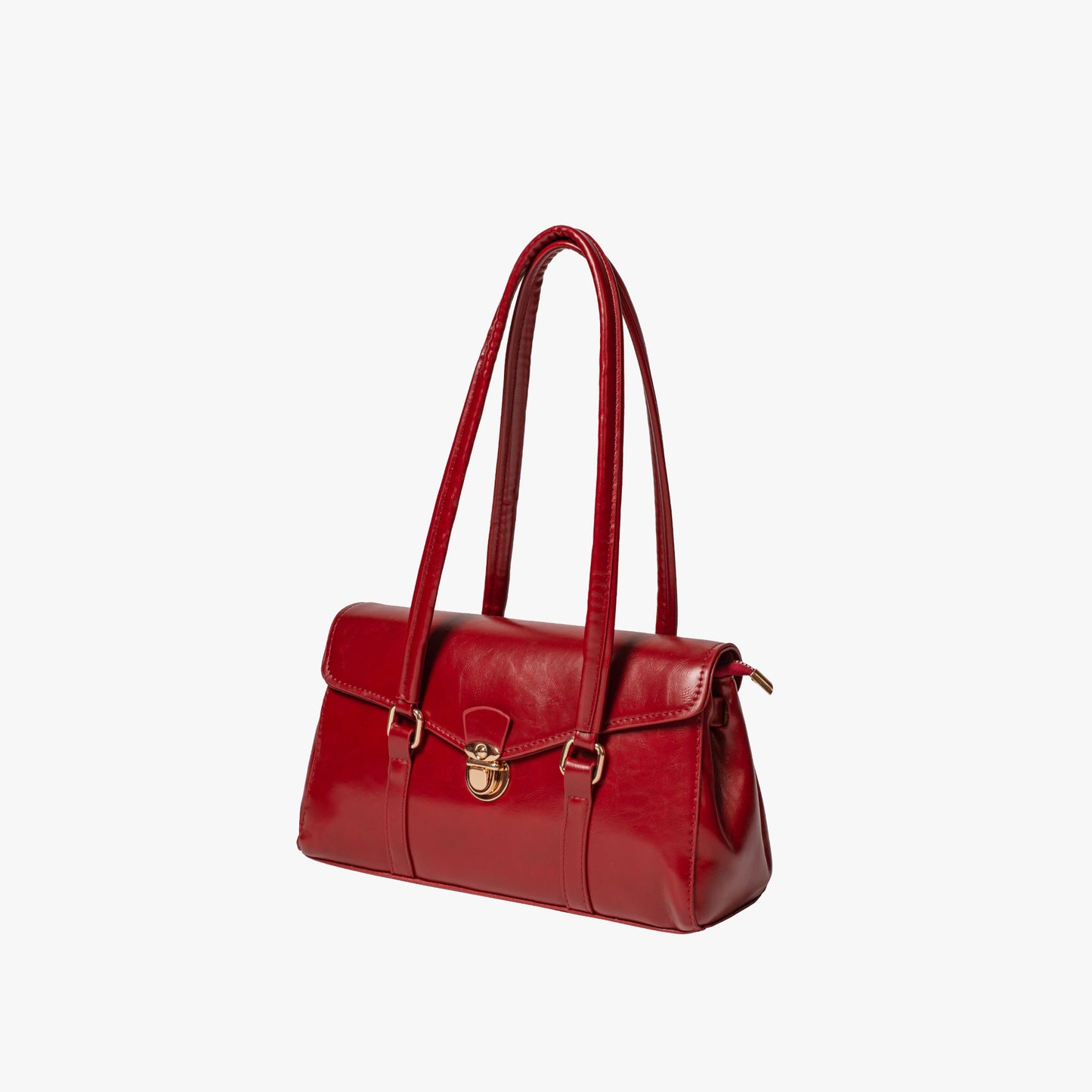 Vegane Leder Vintage Schultertasche