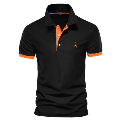 Herren Klassisches Baumwoll-Poloshirt
