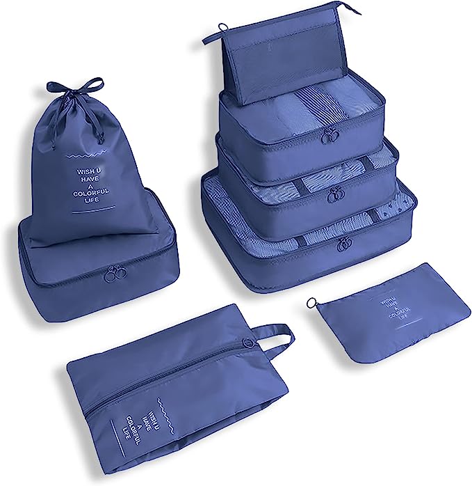 Praktisches 8-teiliges Packwürfel-Set für Damen