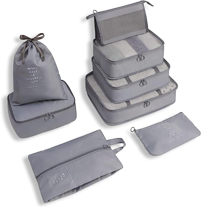Praktisches 8-teiliges Packwürfel-Set für Damen