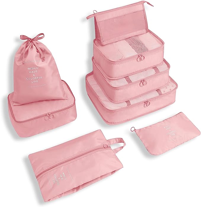 Praktisches 8-teiliges Packwürfel-Set für Damen