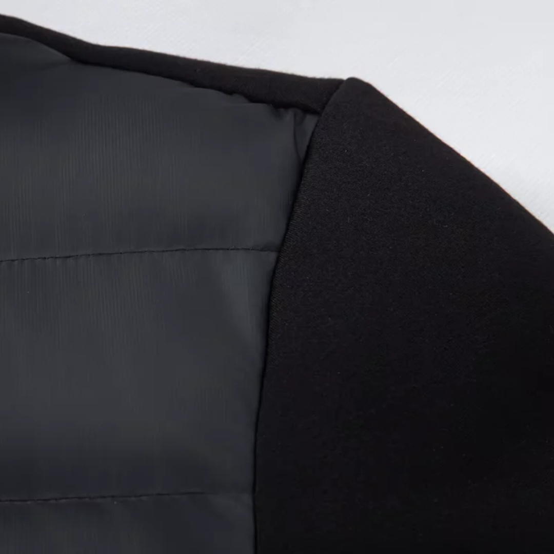 Herren Hybrid-Winterjacke Mit Kapuze