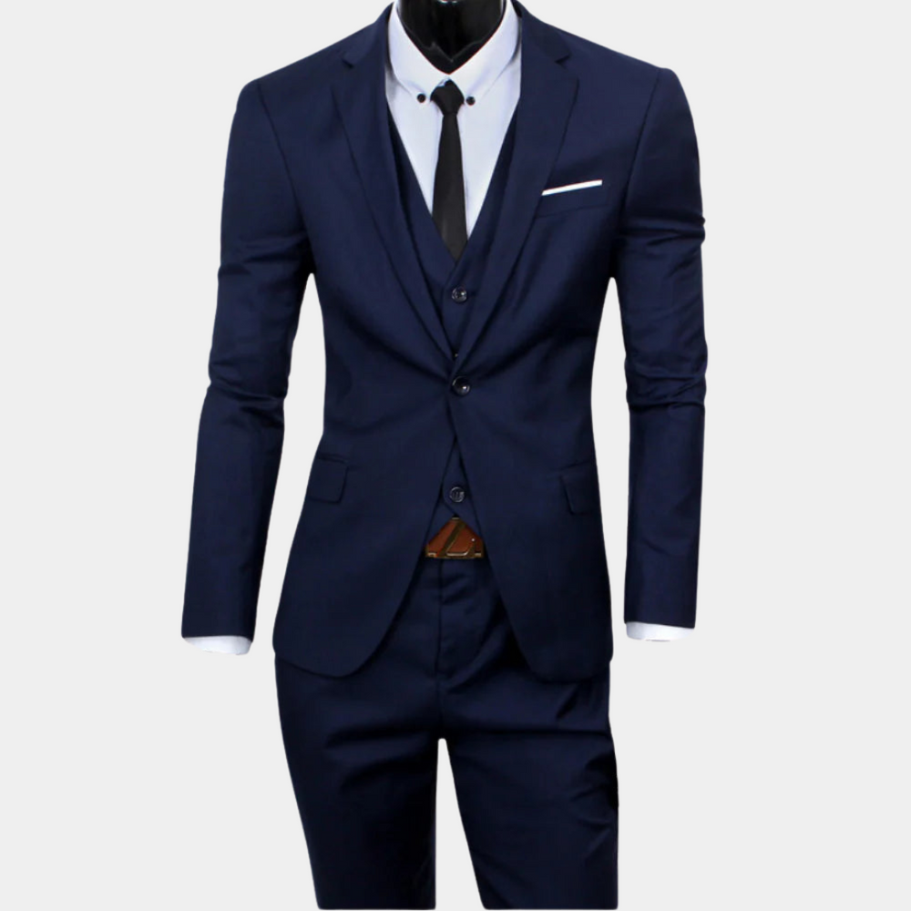 Herren Anzug Dreiteilig Slim Fit Für Hochzeit Und Feste