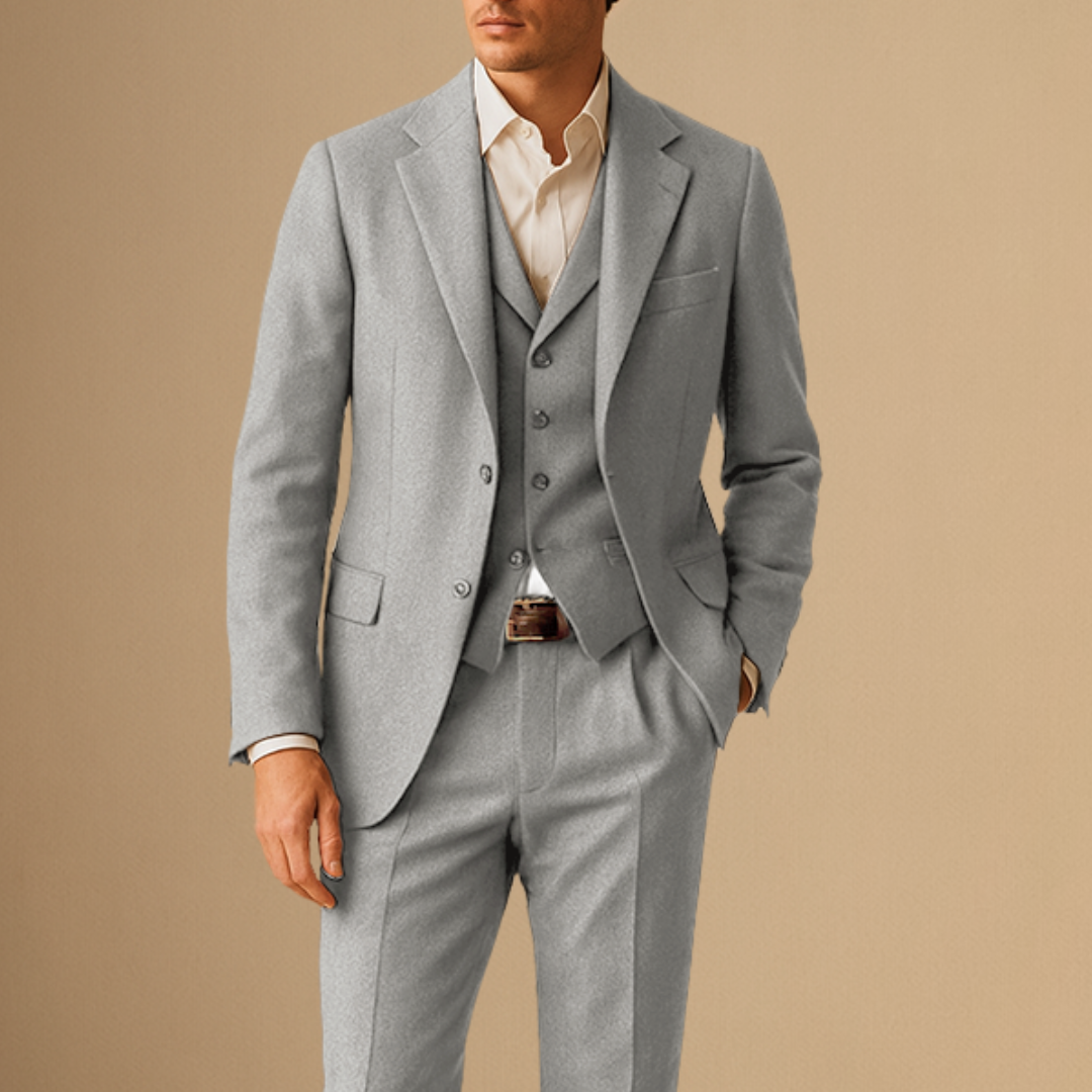 Herren Anzug Dreiteilig Im Vintage Stil