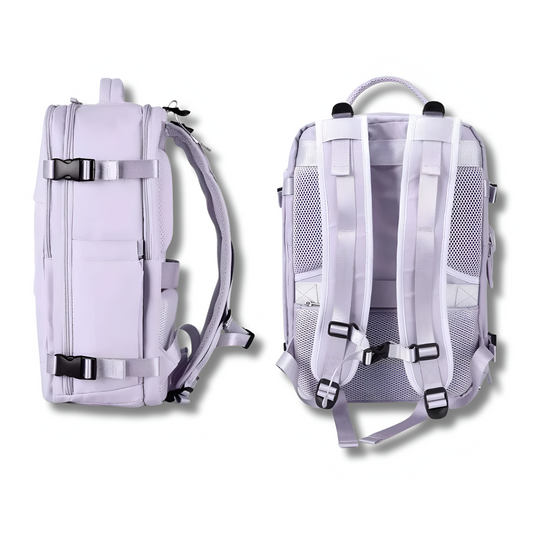 Multifunktionaler Reiserucksack mit USB-Anschluss für Damen