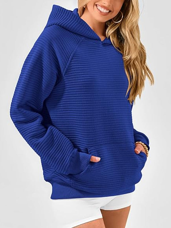 Damen Hoodie Mit Kapuze Und Kängurutasche