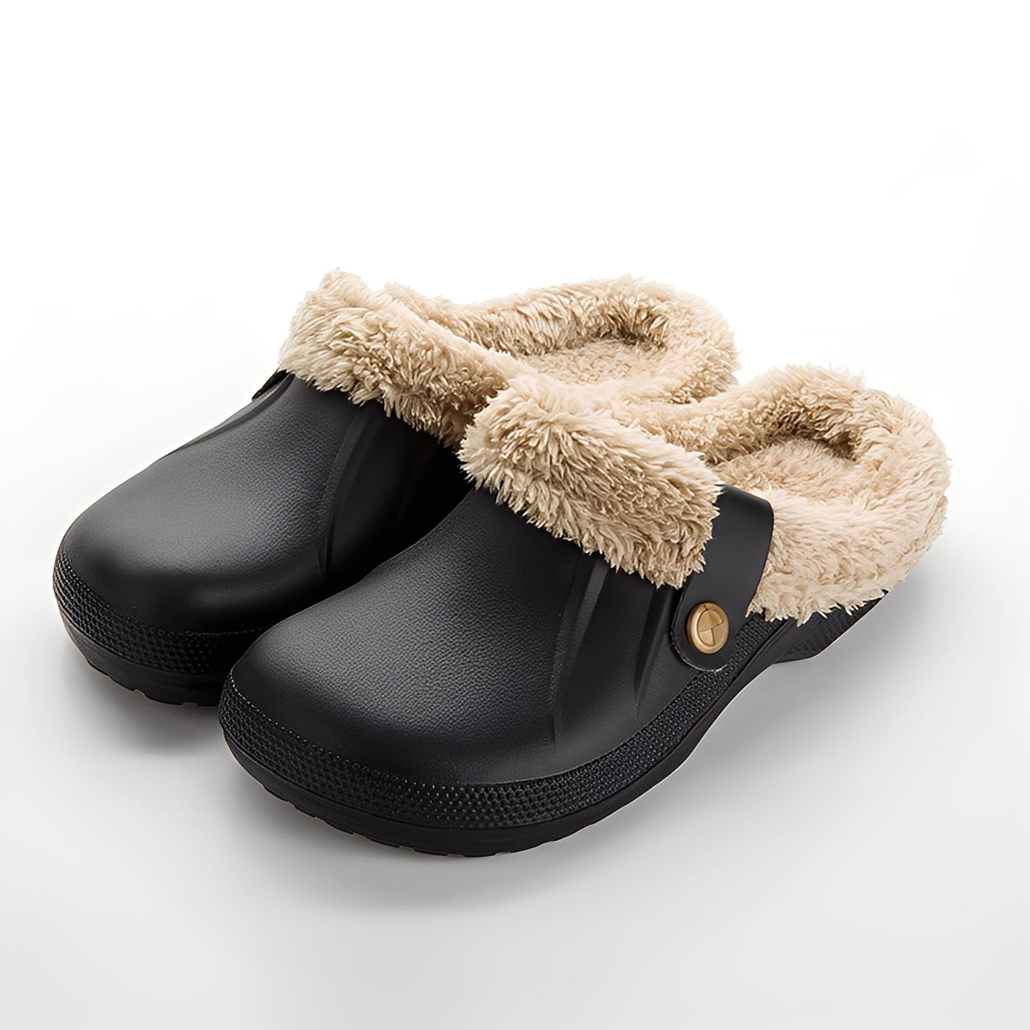 Damen-Fleecegefütterte Warme Clogs