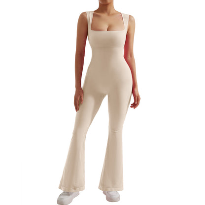 Ärmelloser Slim Fit Bodycon-Overall