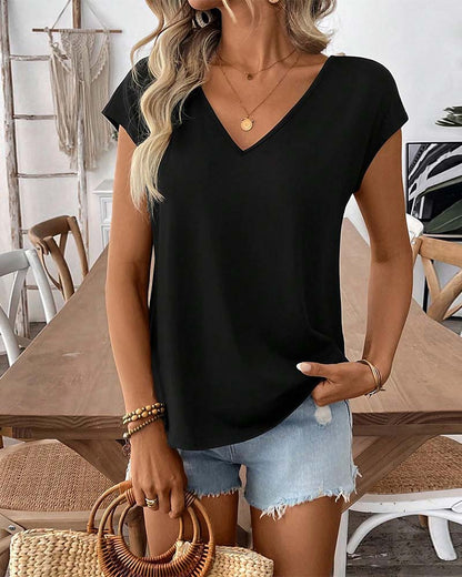 Detailansicht der Schleife auf der Rückseite des Damen T-Shirts