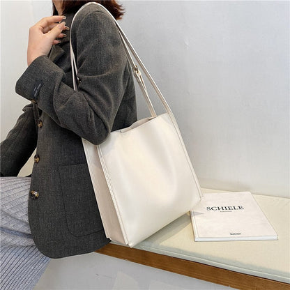 Vegane Leder-Shopper-Tasche Leicht und Strukturiert
