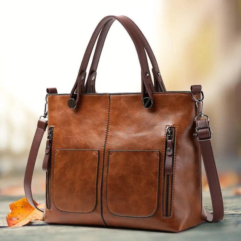 Stylische Mehrtaschen-Handtasche für Damen