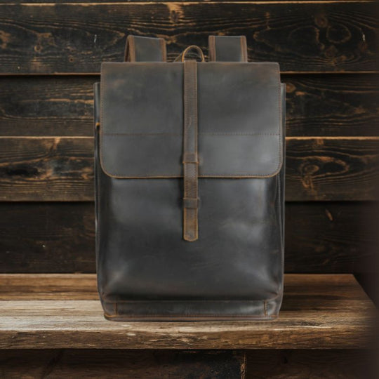Vintage Leder Rucksack für Herren