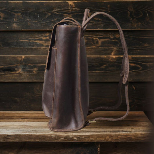 Vintage Leder Rucksack für Herren
