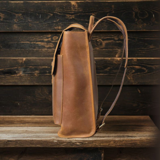 Vintage Leder Rucksack für Herren