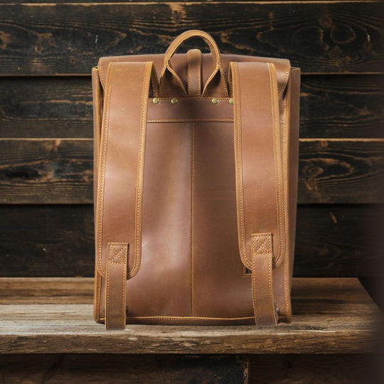 Vintage Leder Rucksack für Herren