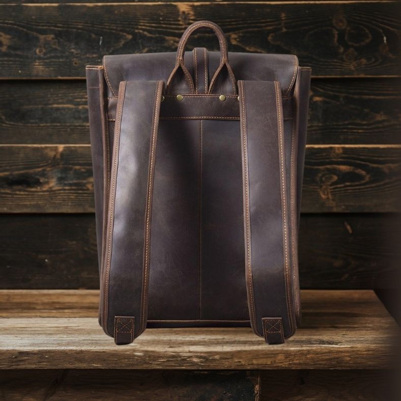 Vintage Leder Rucksack für Herren