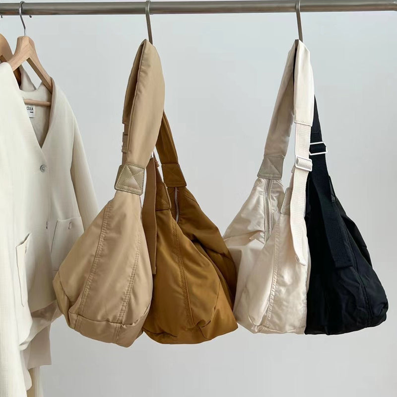 Nylon Puffer Hobo Umhängetasche mit verstellbarem Riemen