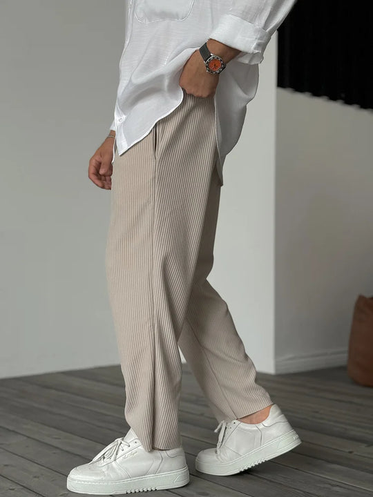 Herren Hose Mit Klassischem Schnitt Und Dezentem Design