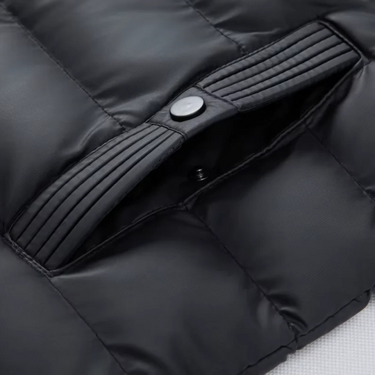 Herren Hybrid-Winterjacke Mit Kapuze