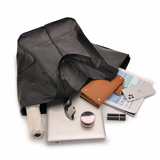 Geräumige Retro-Shopper-Tasche für Damen