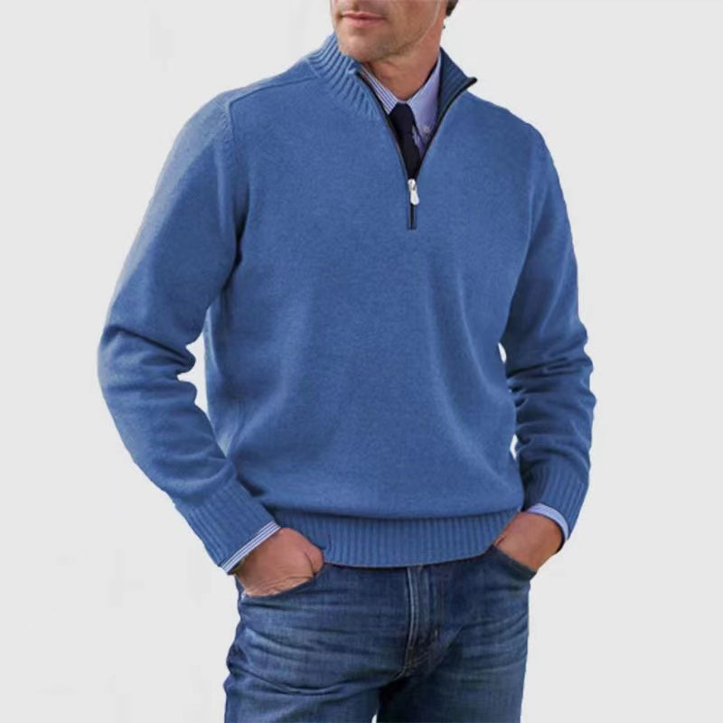 Herren Halb-Zip Pullover