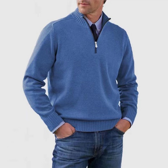 Herren Halb-Zip Pullover
