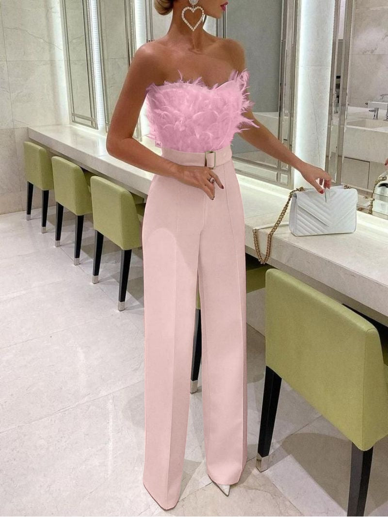 Eleganter Bandeau-Overall für Damen