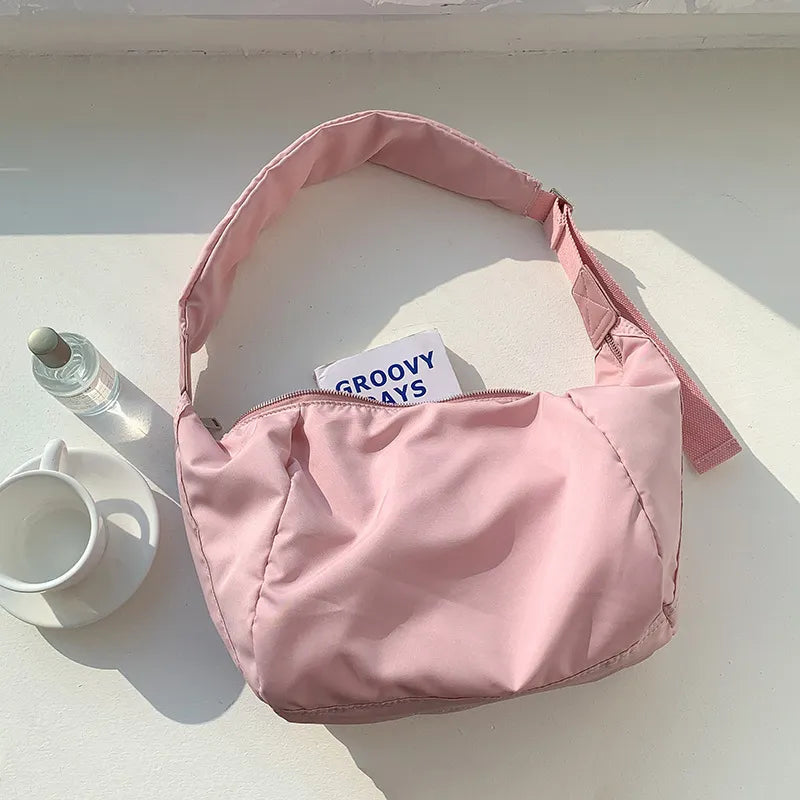 Nylon Puffer Hobo Umhängetasche mit verstellbarem Riemen