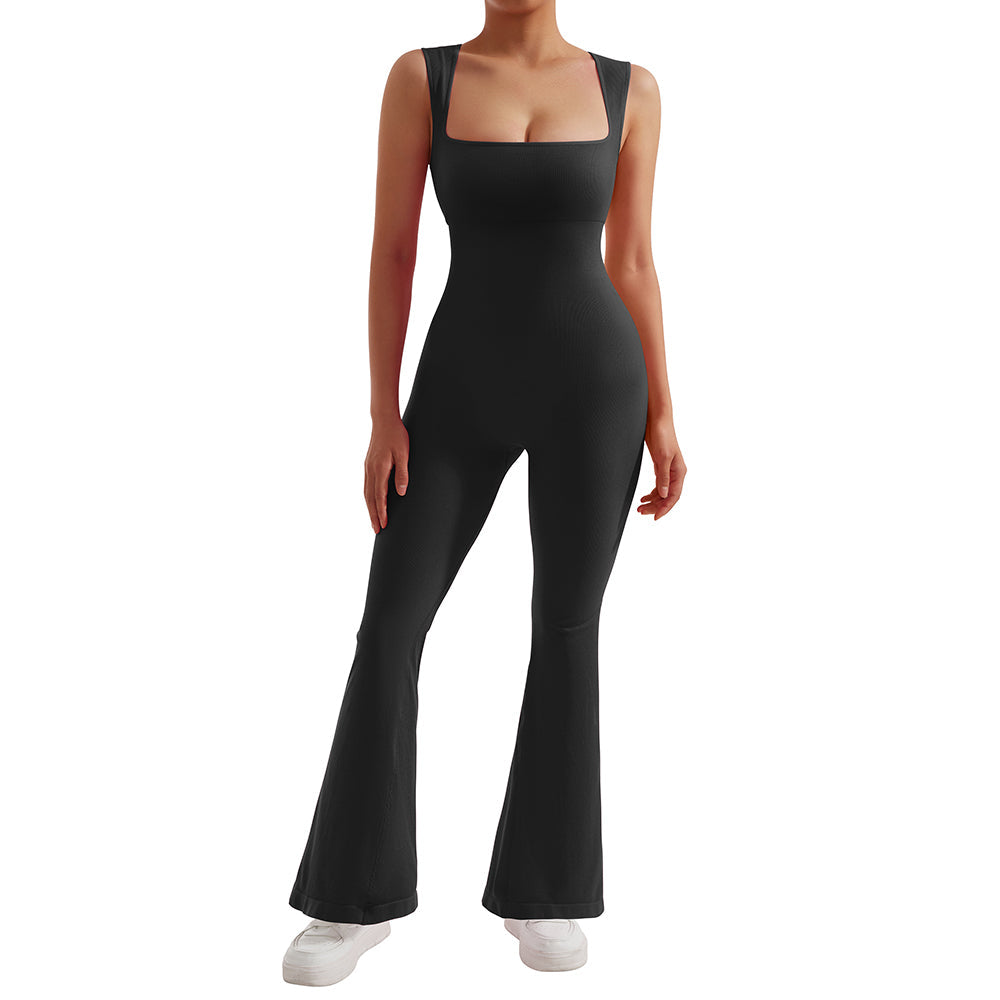 Ärmelloser Slim Fit Bodycon-Overall