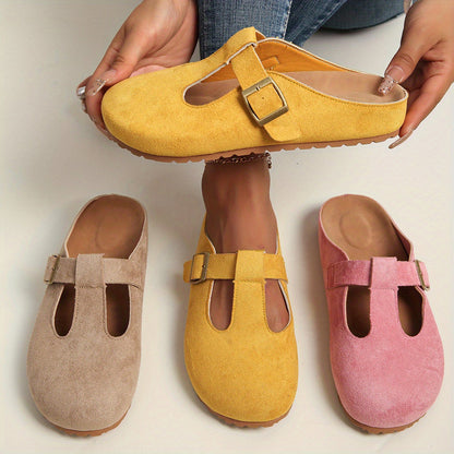 Wildleder Komfort Slipper für Damen