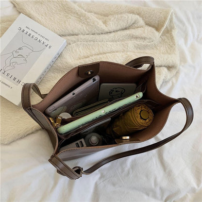Vegane Leder-Shopper-Tasche Leicht und Strukturiert