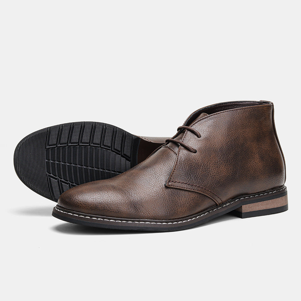 Herren Lederstiefel Mit Klassischem Schnitt